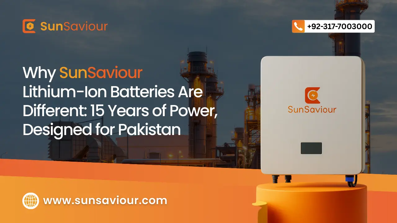 SunSaviour Lithium-Ion Batteries Are Different