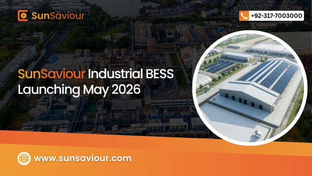 SunSaviour Industrial BESS — Launching May 2026
