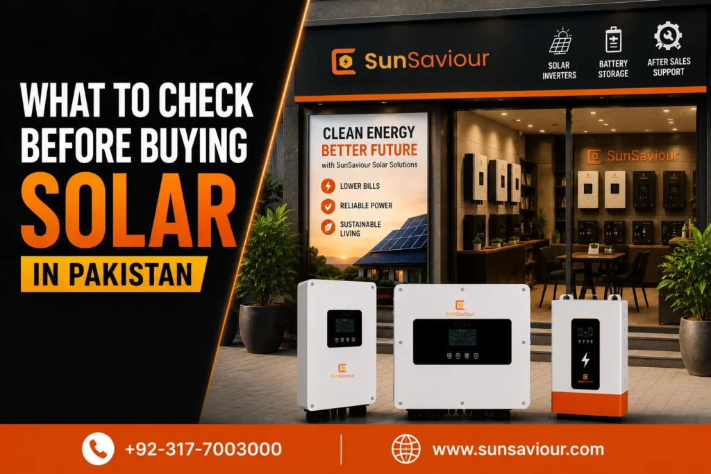 What to Check Before Buying Solar in Pakistan